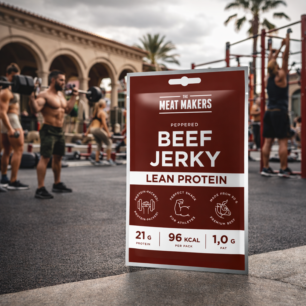 PEPPERED | SPORT BEEF JERKY 40G – The Meat Makers