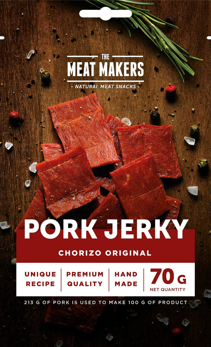 CHORIZO PORK JERKY 70G The Meat Makers