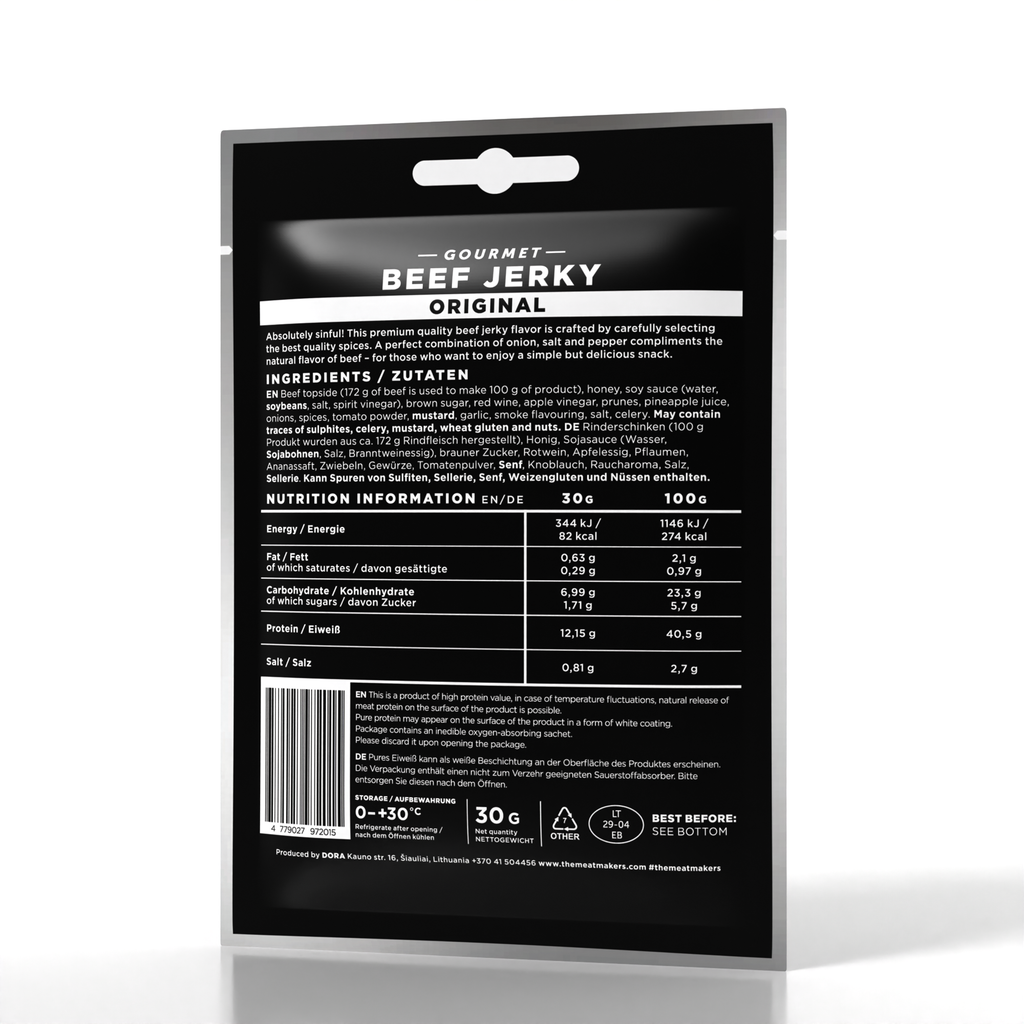 ORIGINAL | GOURMET BEEF JERKY 30G