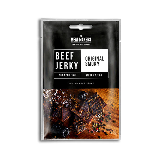 ORIGINAL SMOKY SOFTER BEEF JERKY 25G The Meat Makers