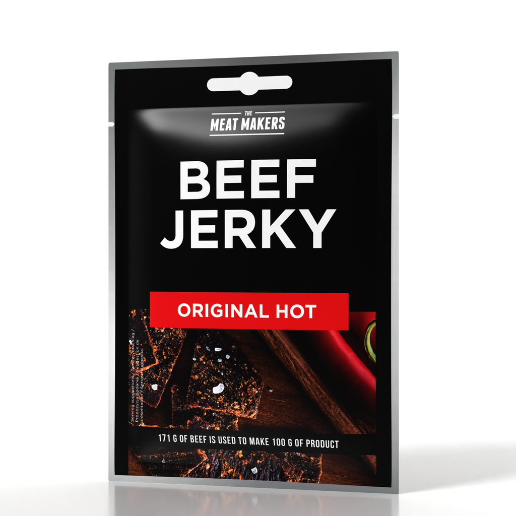 ORIGINAL HOT | SOFTER BEEF JERKY 25G – The Meat Makers ORIGINAL HOT | SOFTER BEEF JERKY 25G – The Meat Makers