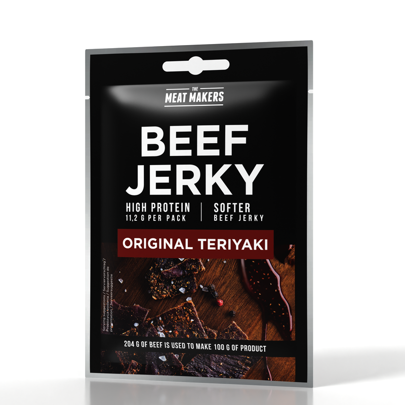 TERIYAKI | SOFTER BEEF JERKY 25G – The Meat Makers