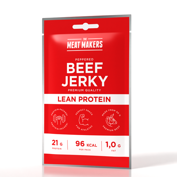 PEPPERED | SPORT BEEF JERKY 40G