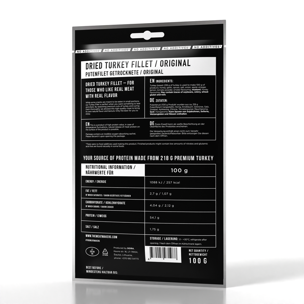ORIGINAL | DRIED TURKEY FILLET 100G