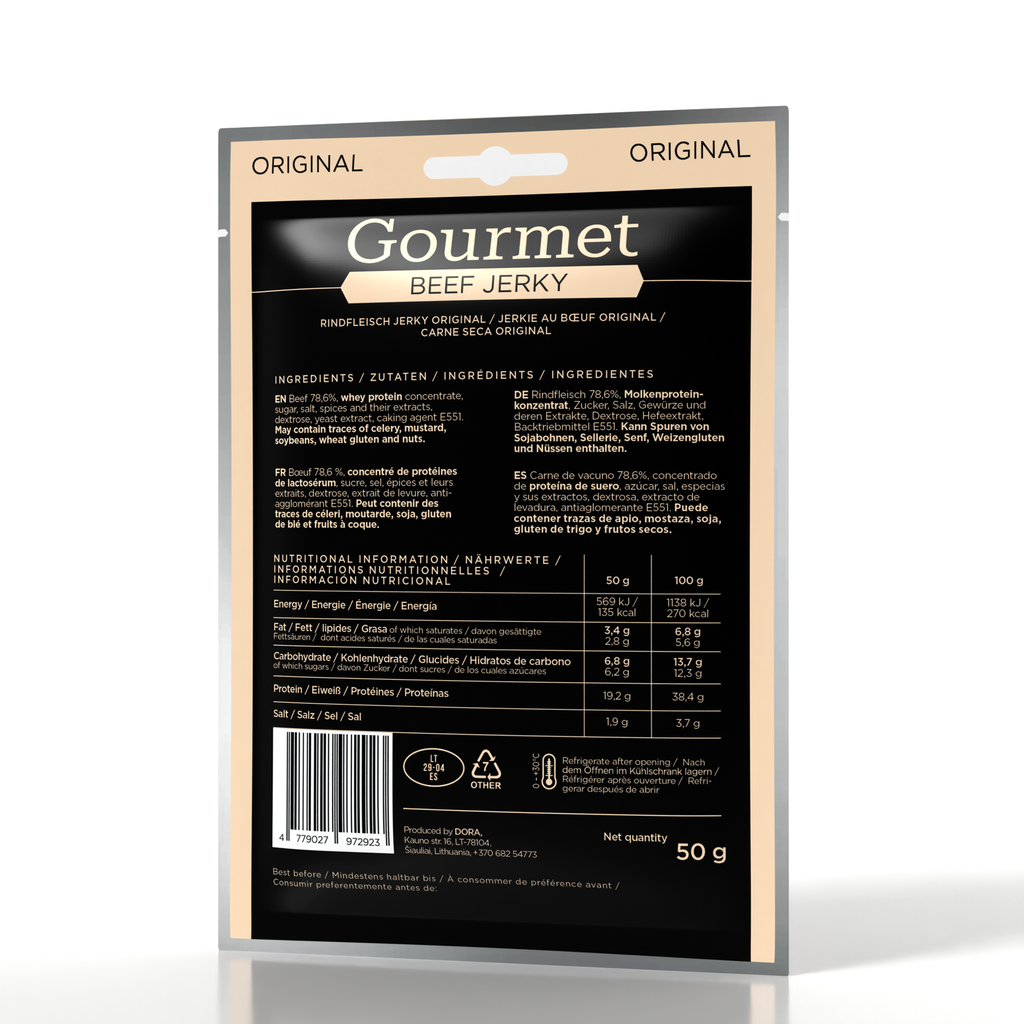 ORIGINAL | GOURMET BEEF JERKY 50G